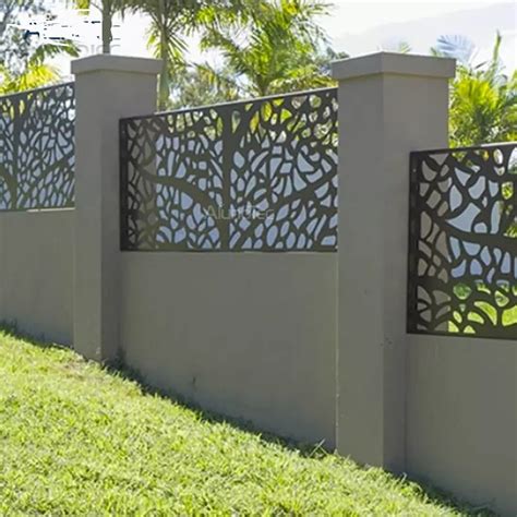 laser cutting metal sheet fence laser cut fencing panels|decorative laser cut metal screens.